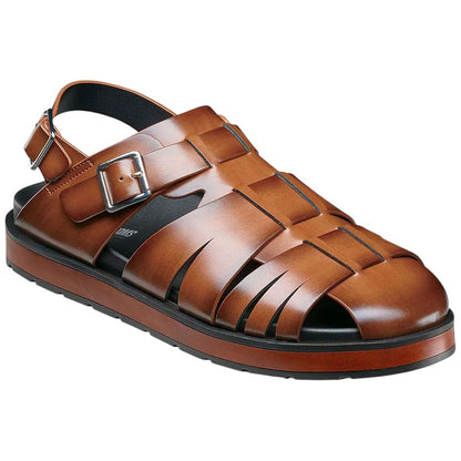Stacy Adams Men's Largo Cognac Slingback Buckle Sandal