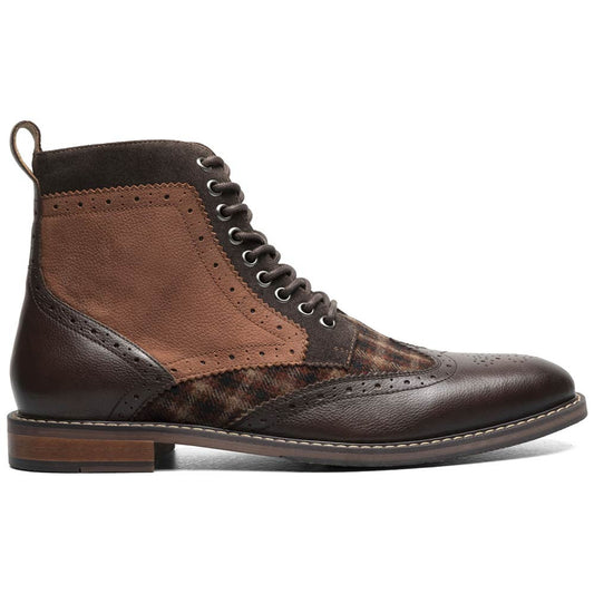 Finnegan Wingtip Lace Up Casual | Stacy Adams Casual Shoes in Brown Multi for Men