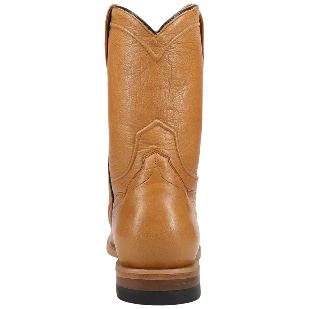 Dan Post Hartwell Men's Camel Leather Roper Boot - 10" Shaft, Round Toe