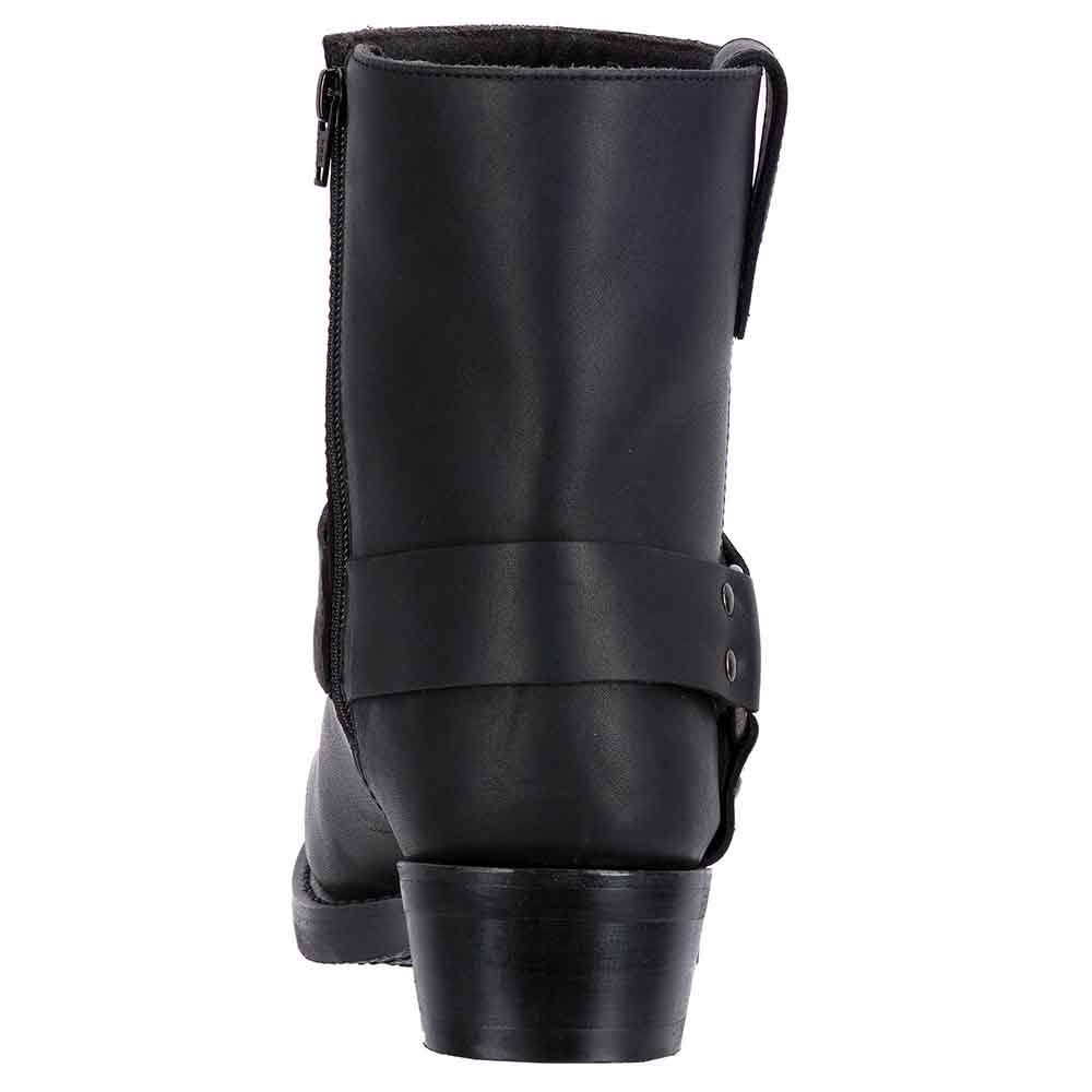 Dingo Dean Black Harness Leather Boots