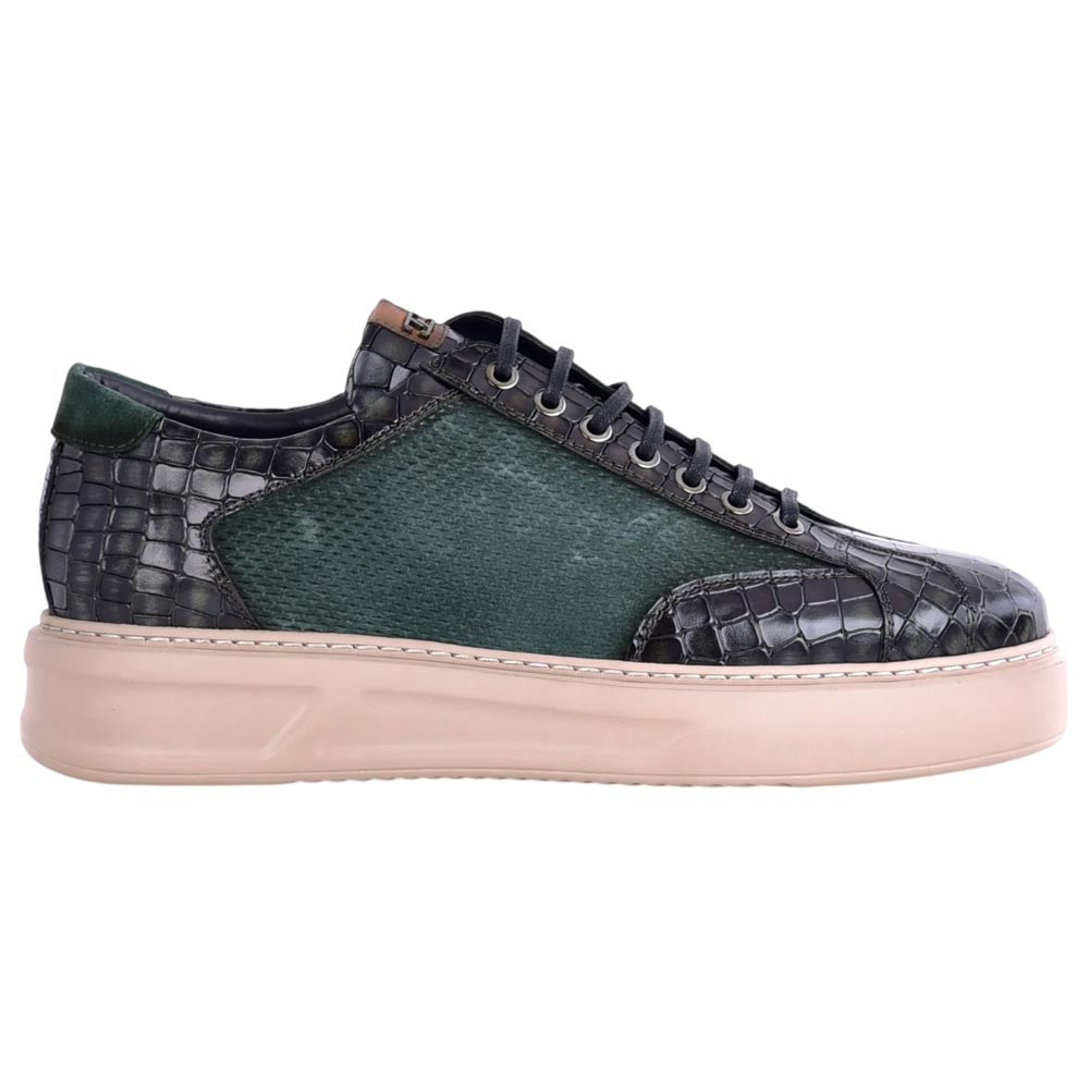 Corrente Men's Fashion Sneaker - Green
