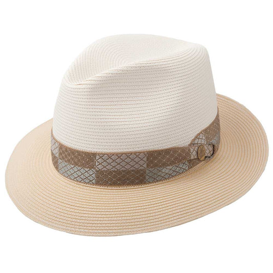 Stetson Andover Beige & Sand Straw Hat