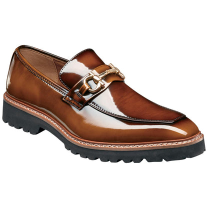 Stacy Adams Carabello Moc Toe Bit Slip-On - Brown Multi
