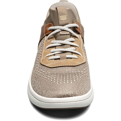 Florsheim Fleet Taupe Knit Elastic Lace Men's Sneaker