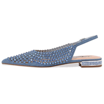 Lady Couture 0.75” Heel Emmy Flats in Blue