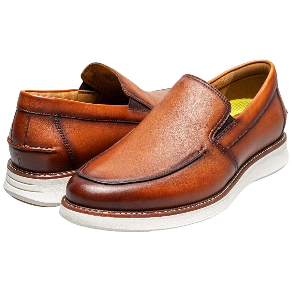 Florsheim Launch Moc Toe Venetian Cognac Slip On Loafers for Men