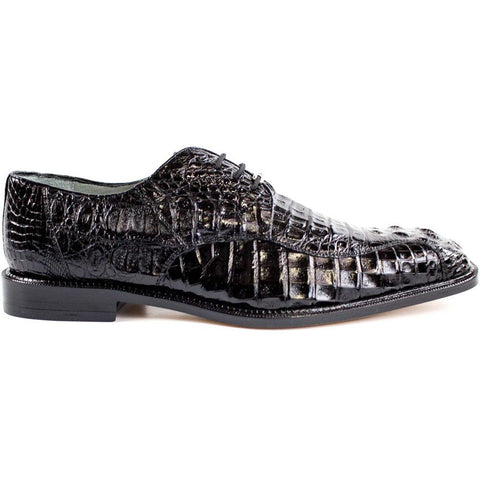 Belvedere Chapo Black Men’s Hornback Crocodile Shoes