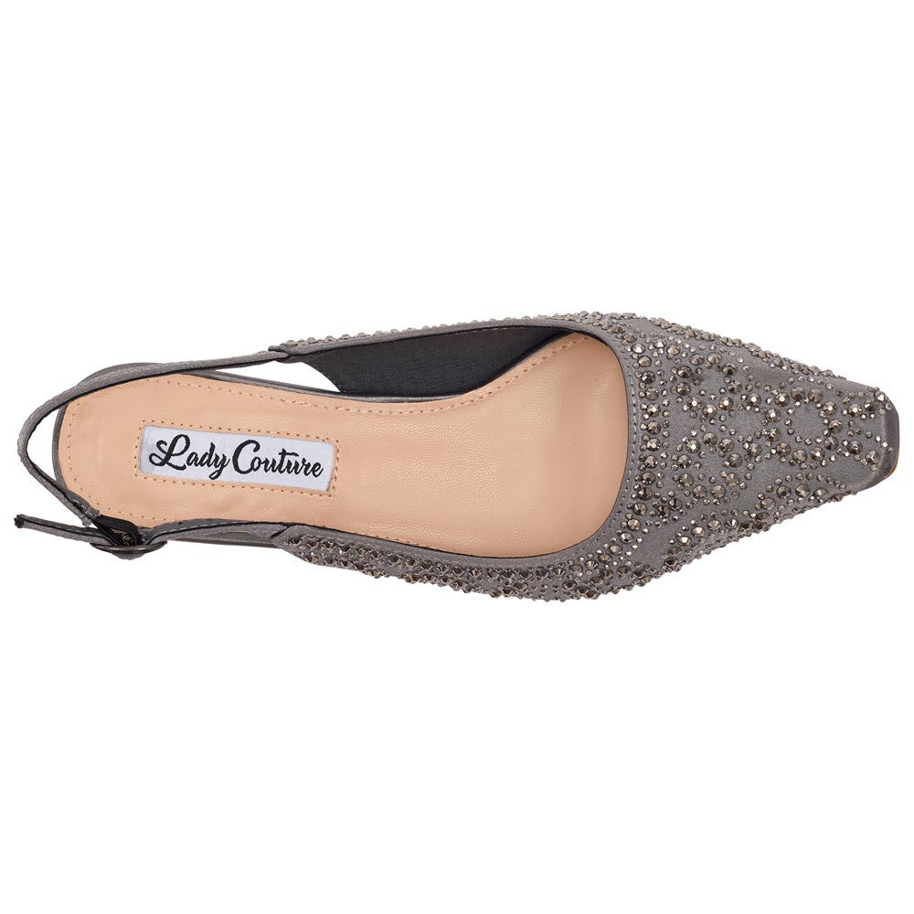 Lady Couture Lucy Pumps 2.5" Heels in Pewter