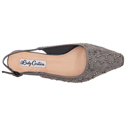 Lady Couture Lucy Pumps 2.5" Heels in Pewter