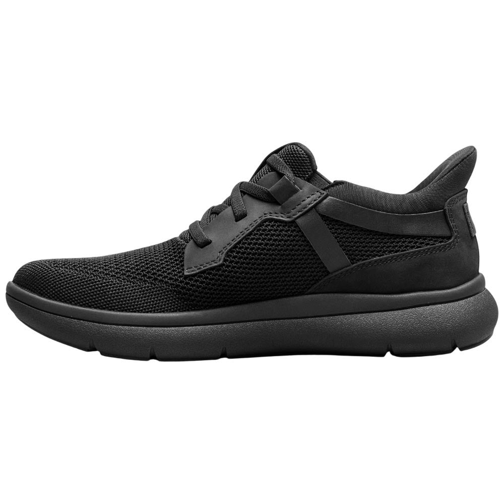 Florsheim Fleet Black Knit Elastic Lace Slip-On Casual Sneaker for Men