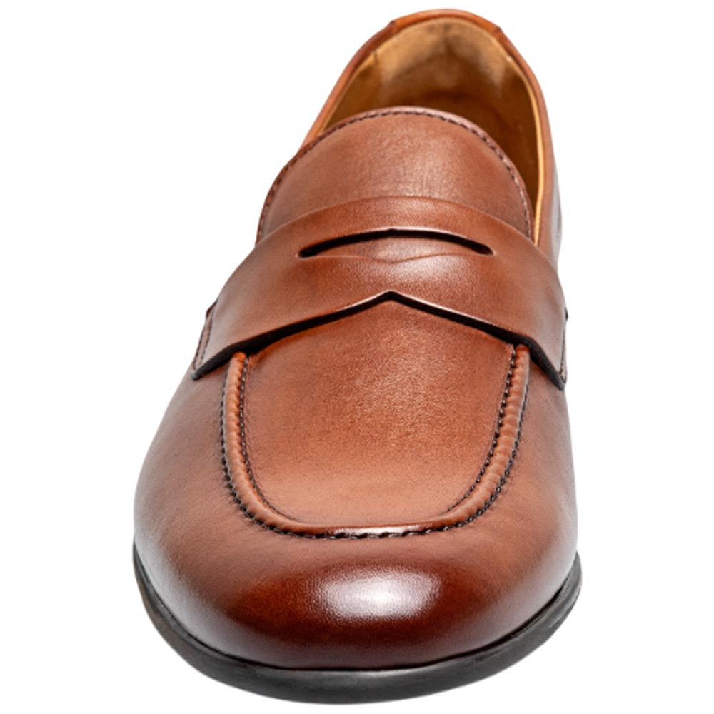 Florsheim Modena Moc Toe Cognac Leather Penny Loafer for Men