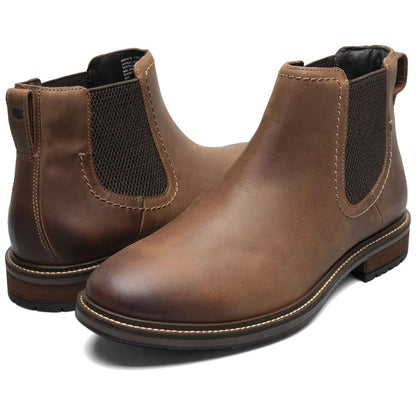 Forge Plain Toe Gore Boot | Florsheim Brown CH Dress Boots for Men