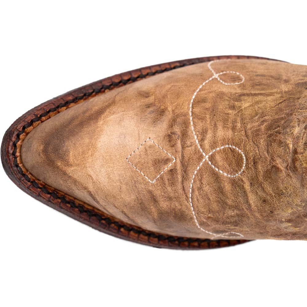 Ferrini Women’s Empress Latte Snipped Toe Leather Cowboy Boots