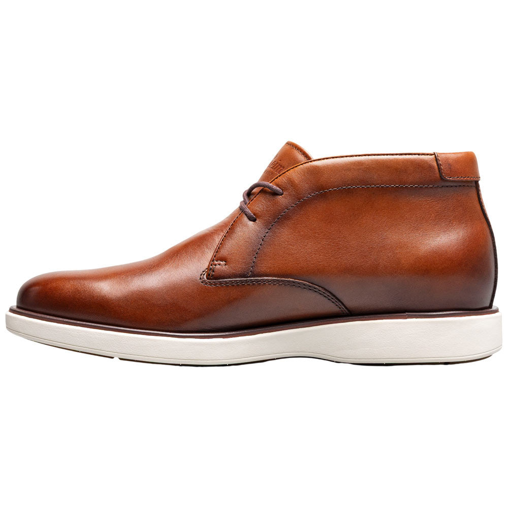 Florsheim Avenue Men's Cognac Smooth Leather Plain Toe Chukka Boot