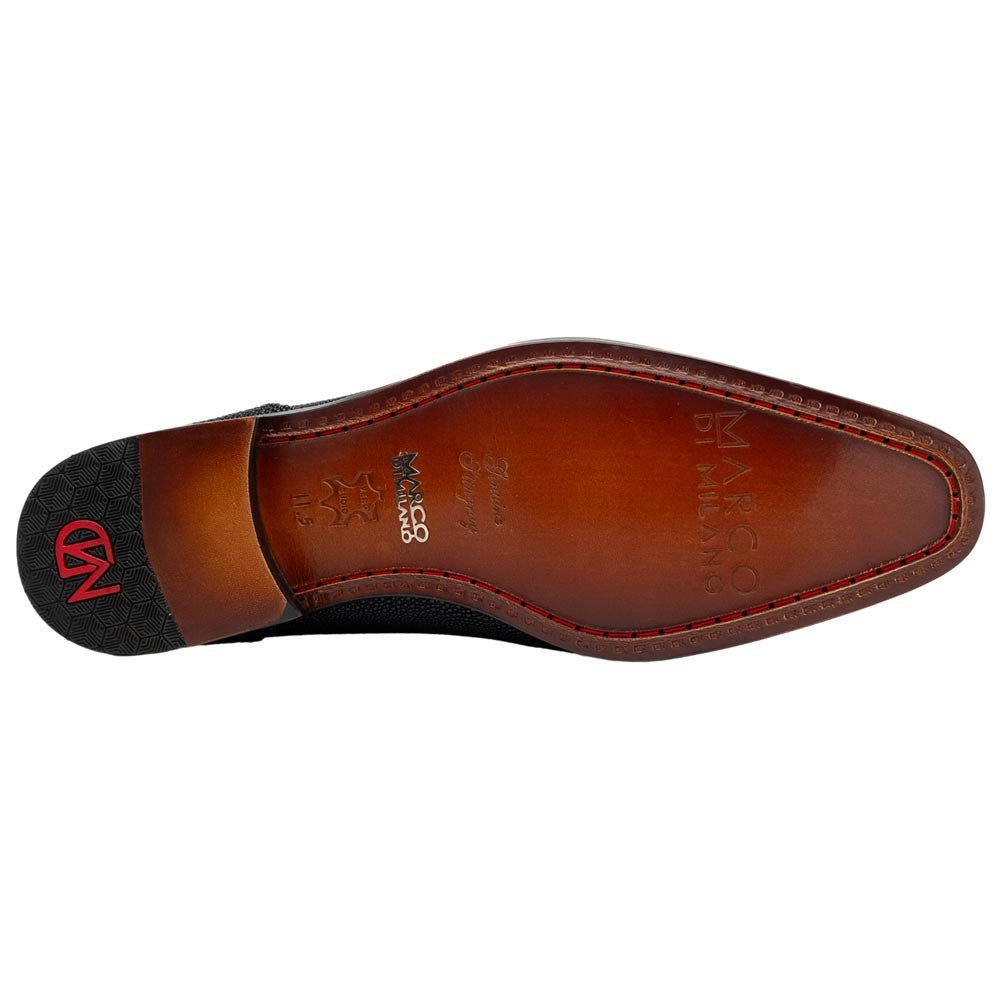 Marco Di Milano Rimini Genuine Stingray Lace-Up Shoe - Black
