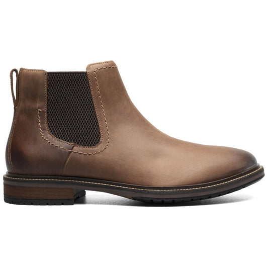 Forge Plain Toe Gore Boot | Florsheim Brown CH Dress Boots for Men