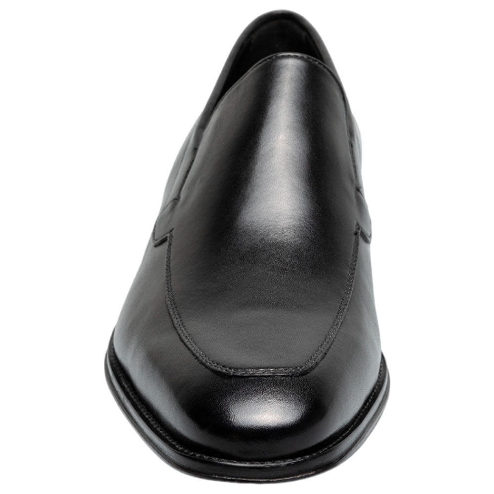 Florsheim Jacobi Moc Toe Slip On Black Leather Loafers for Men