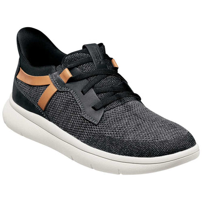 Florsheim Fleet Knit Black Multi Elastic Lace Slip-On Sneakers for Men