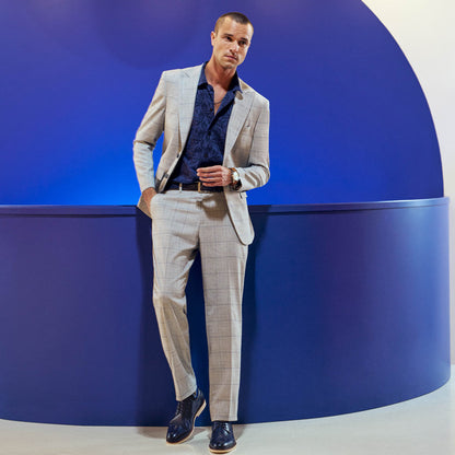 Stacy Adams Wesbridge Cap Toe Oxford in Navy
