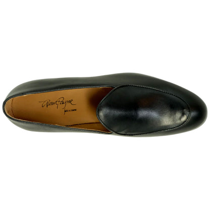 Alan Payne Primo Black Calfskin Belgian Loafer for Men