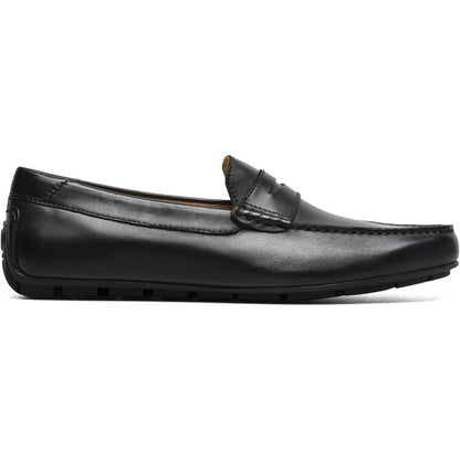 Florsheim Motor Smooth Moc Toe Penny Driver Black Men's Shoes