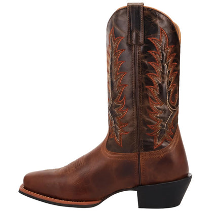 Laredo Kent Rust/Olive Square Toe Western Cowboy Leather Boot (USA Men Size)
