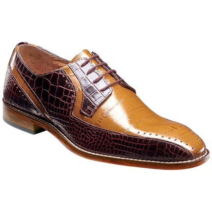 Stacy Adams Talamanco Bike Toe Oxford - Brown Multi