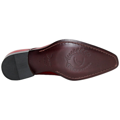 Duca Arpino Red Genuine Italian Calfskin Lace-Up Shoes