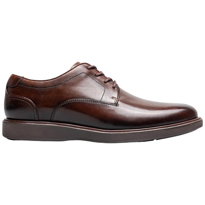 Florsheim Avenue Men's Brown Smooth Leather Plain Toe Oxford