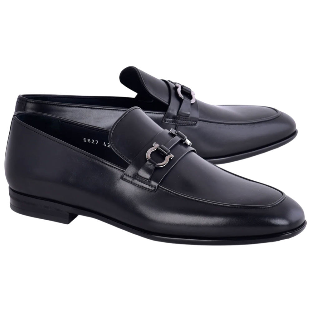 Corrente Men's Horsebit Loafer - Black