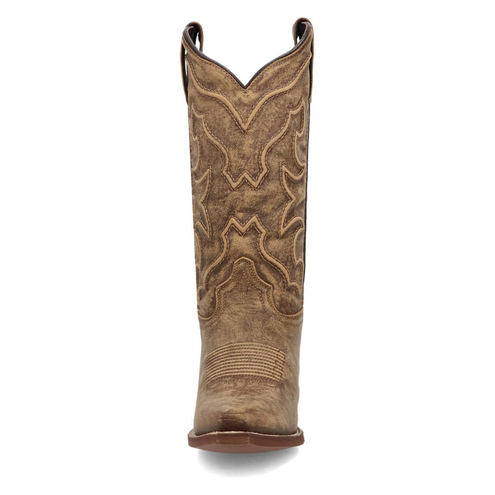 Laredo Reva Honey Leather Snip Toe Western Cowgirl Boots (USA Women Size)