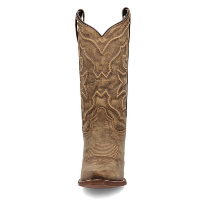 Laredo Reva Honey Leather Snip Toe Western Cowgirl Boots (USA Women Size)