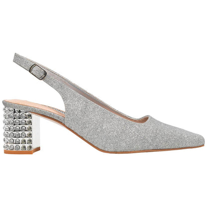 Lady Couture Natalie Pump 2” Heels in Silver