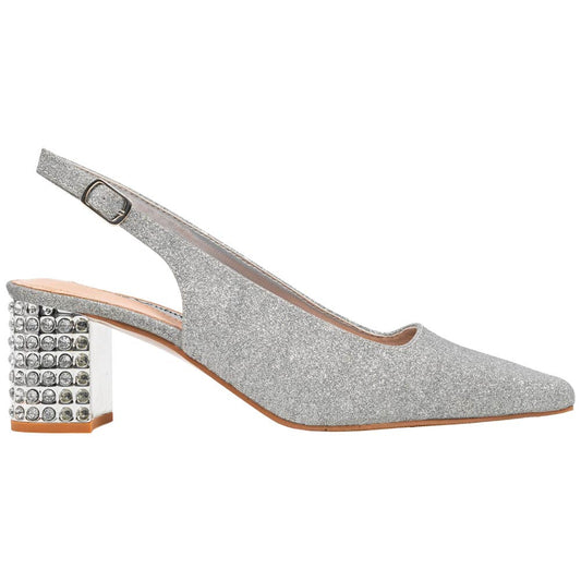 Lady Couture Natalie Pump 2” Heels in Silver