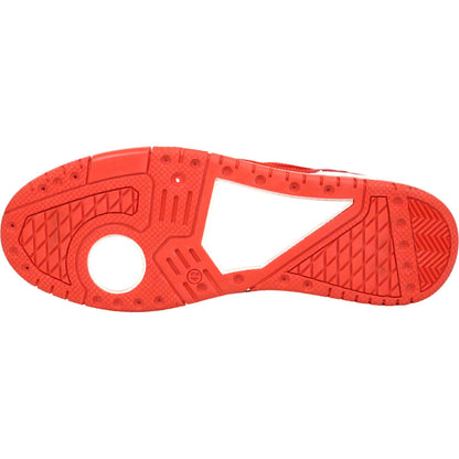 Mauri Breeze Men's Red Exotic Crocodile / Fabric / Patent Leather Casual Sneaker