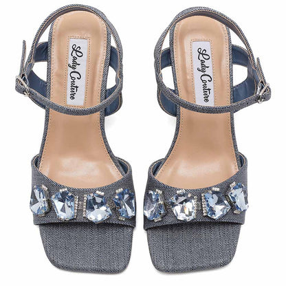 Lady Couture Delight 2.5" Sandal in Blue