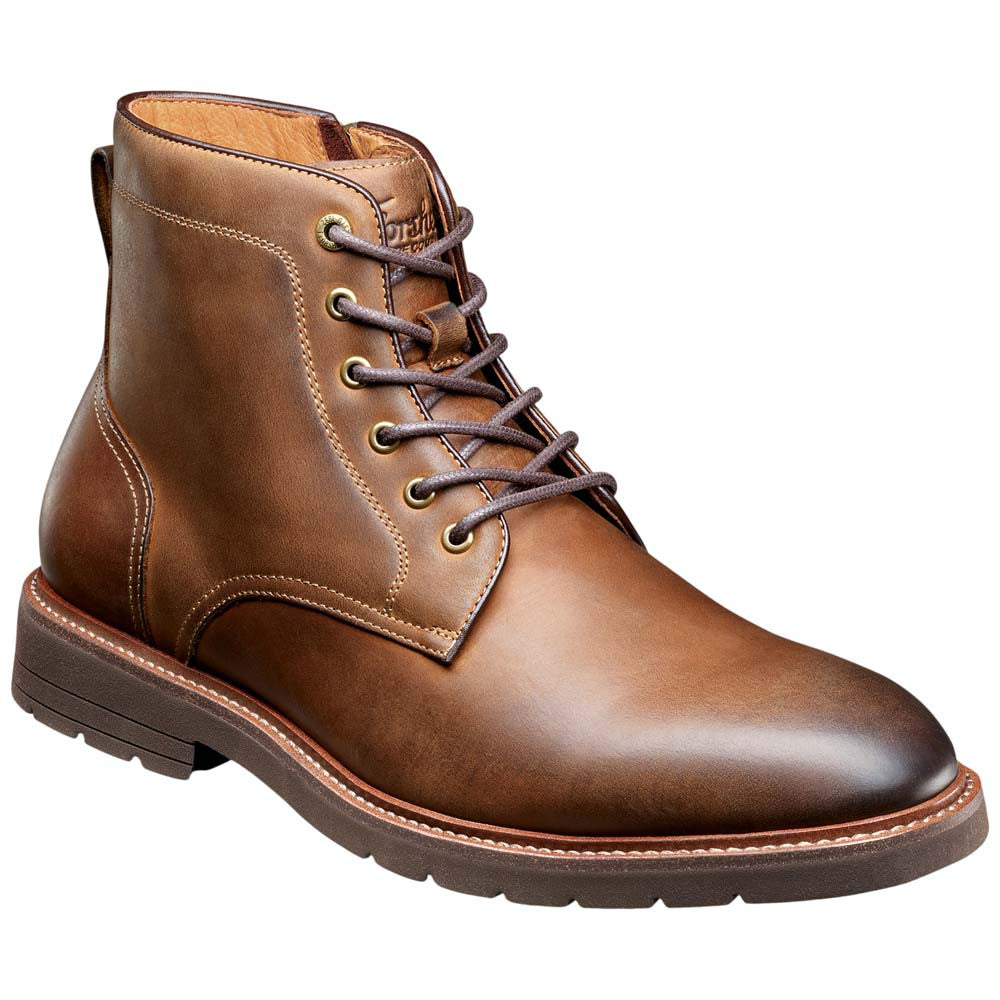 Florsheim Redford Brown CH Men's Plain Toe Lace Up Boot