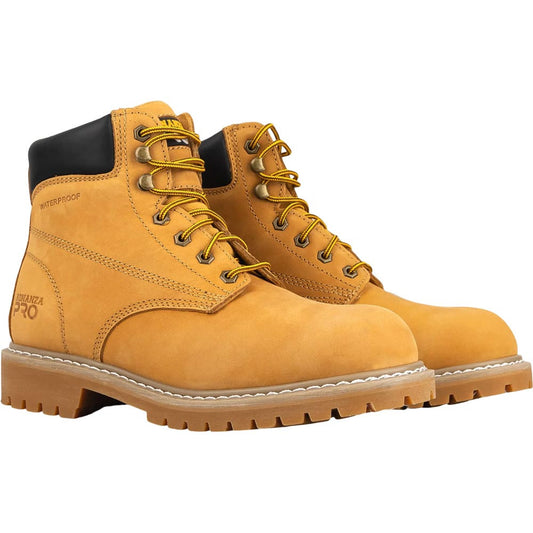 Bonanza Trailhead Pro 6" Tan Plain Toe Work Boots