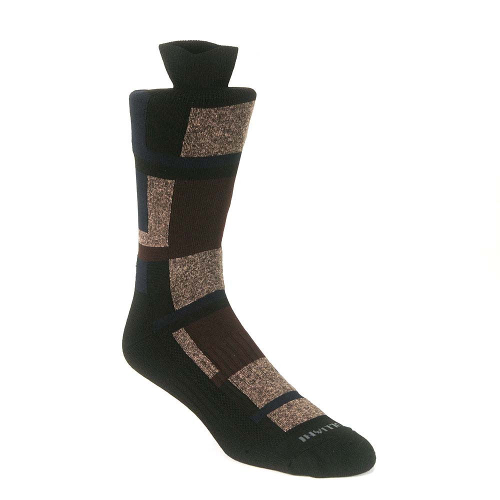 Remo Tulliani Sioux Brown & Taupe Men's Dress Socks