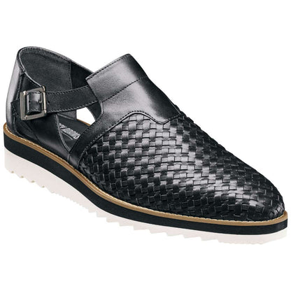 Stacy Adams Alvarado Black Woven City Sandal for Men