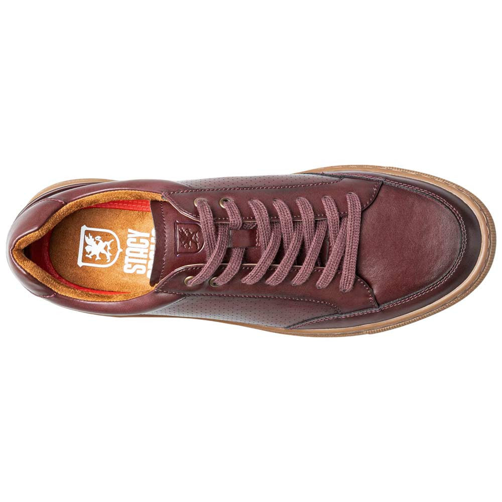 Stacy Adams Dorian Lace To Toe Sneaker - Bordeaux