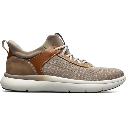 Florsheim Fleet Taupe Knit Elastic Lace Men's Sneaker