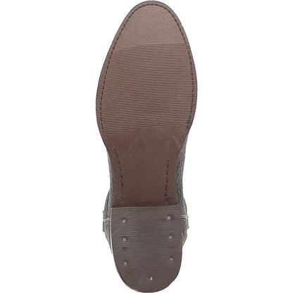 Dingo's Young Gun Round Toe Brown and Orange Western Leather Boots