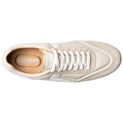 Stacy Adams Action 150 Sporty Lace-Up Sneaker - Cream