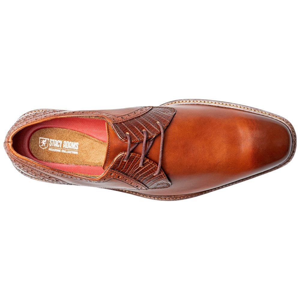 Stacy Adams Giorgetti Plain Toe Oxford - Cognac