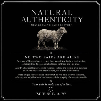 Mezlan Aspen Pebbled Leather Derby - Men's Black Lambskin Derby with Lug Sole