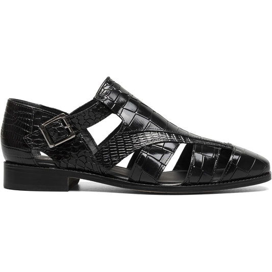 Stacy Adams Calandro City Sandal in Black