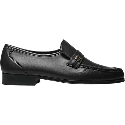Florsheim Como Black Moc Toe Bit Loafer