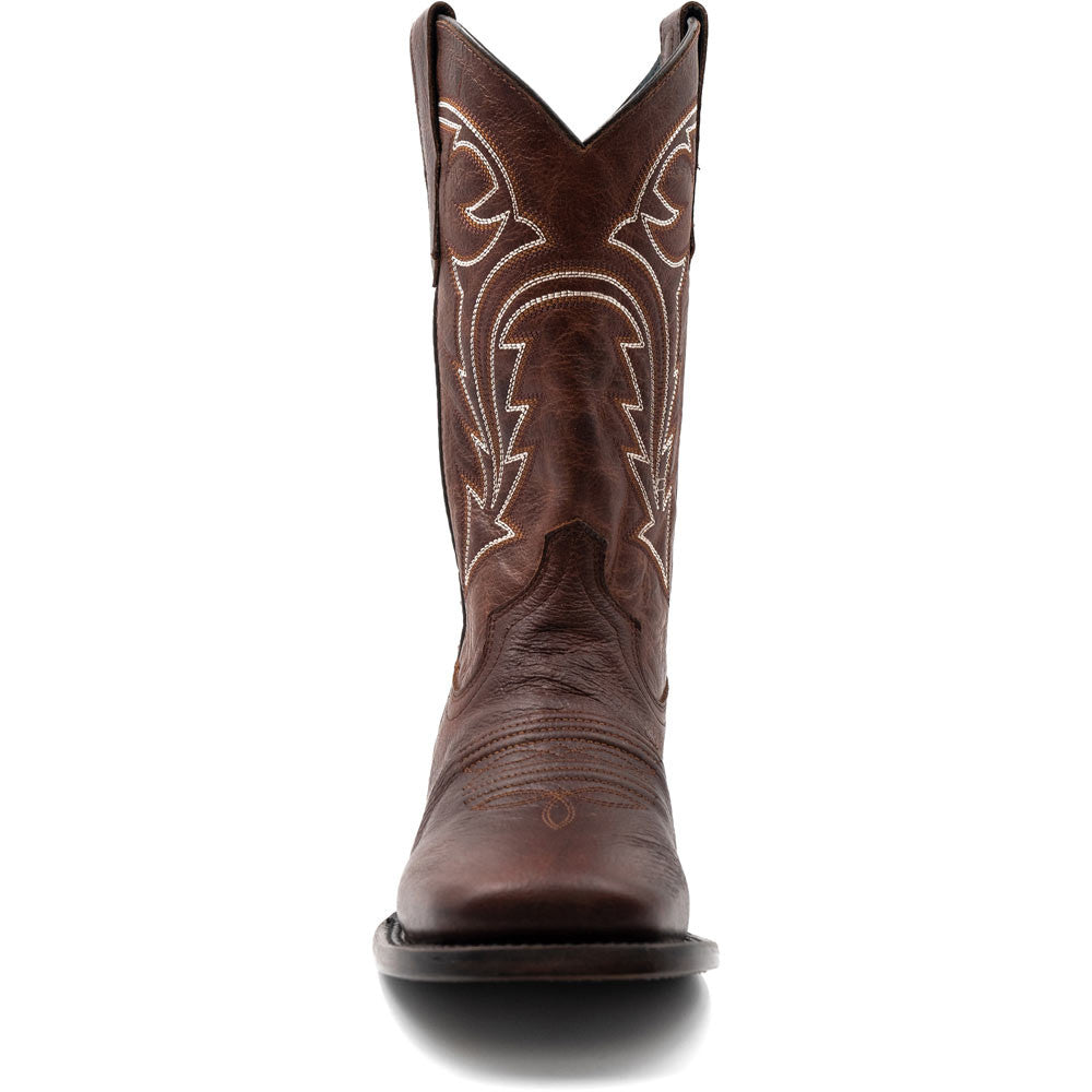Ferrini Women’s Dylan Brandy Square Toe Leather Cowboy Boots