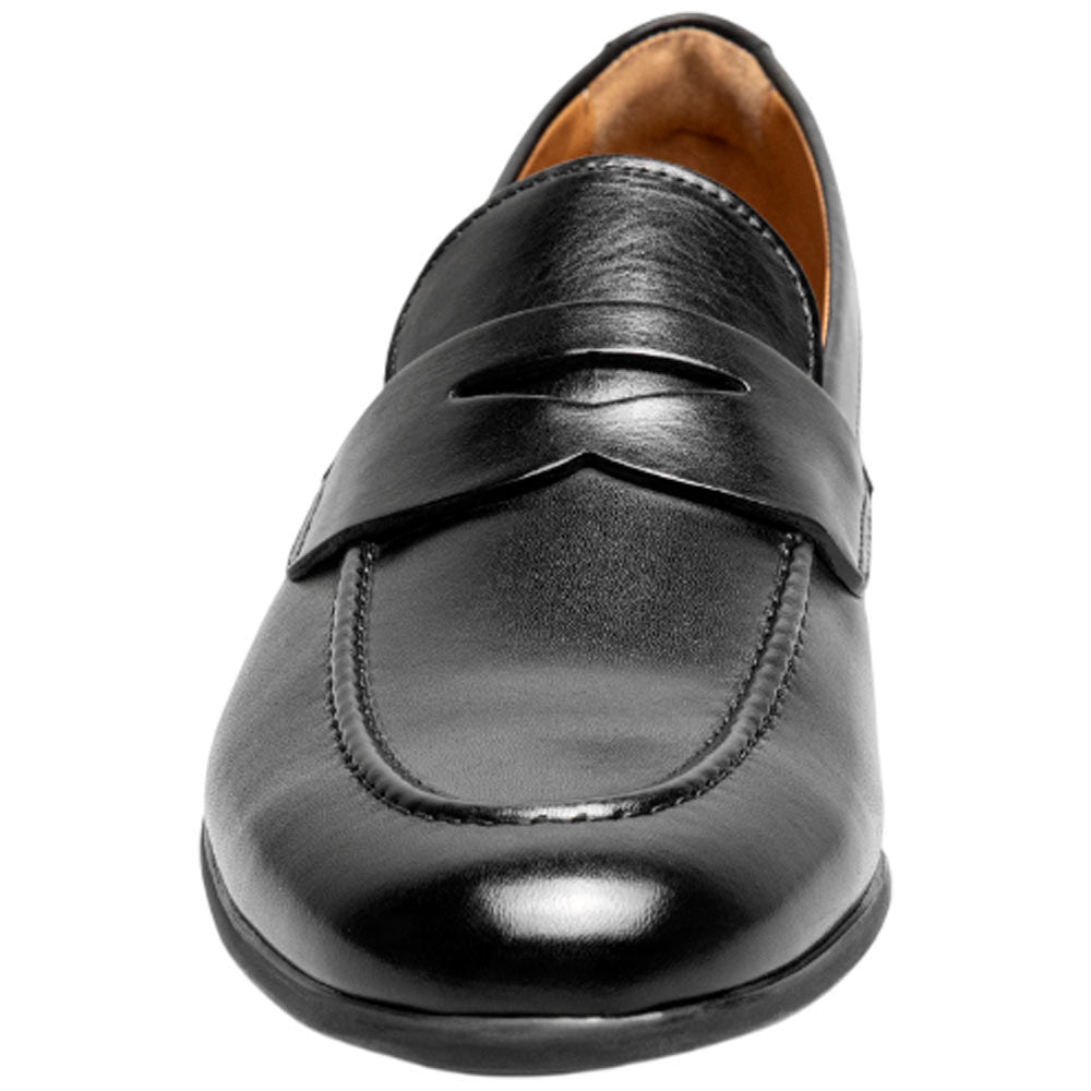Florsheim Modena Moc Toe Black Leather Penny Loafer for Men